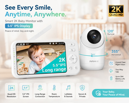 Babyphone kamera video 5 - babyphone, 5,5"