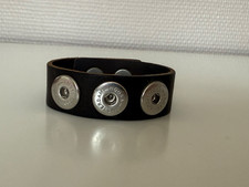 NOOSA AMSTERDAM Armband / Leder / schwarz 