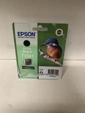 Original Epson Patrone T1591 C13T15914010 Photo Blac Eisvogel Stylus Photo R2000