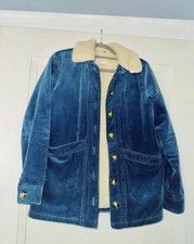 Jacke sézane kord - kord, blau