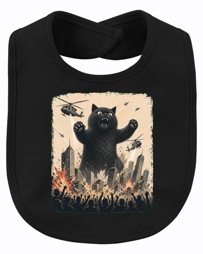 Catzilla schwarze katze kaiju - schwarze,