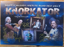 Knorkator Orig Autogramm signiert Musik Sieg der Vernunft - AK