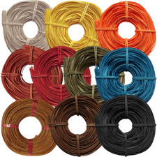 Peddigschiene Peddig Schiene 250g Rolle 5mm halbrund 11 Farben wählbar