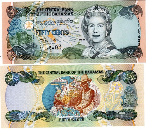 Bahamas dollar schein - bahamas,