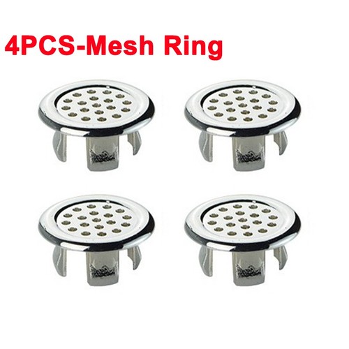 Silver sink overflow cover - overflow,