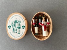 Spanschachtel Engel und Bergmann von Wolfgang Braun, Original Erzgebirge