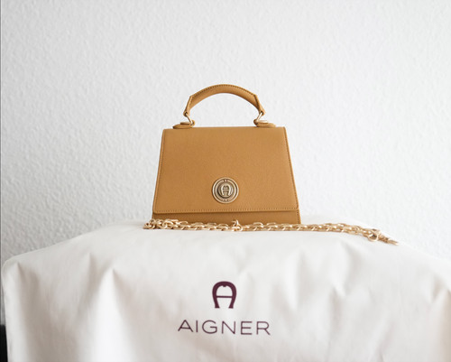 Beige braune handtasche - /,
