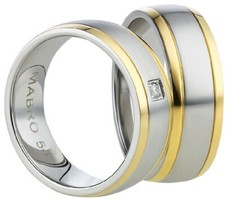 Paar Ring Partnerringe