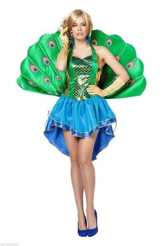 Pfau pfauen kostüm - pfau, kleid