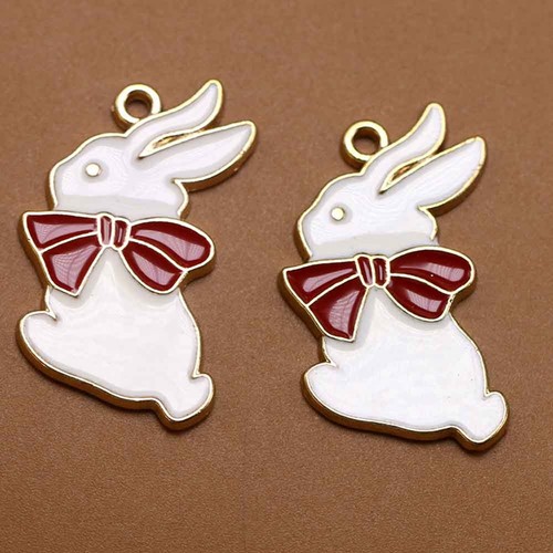 Pieces kaninchen charms - kaninchen,