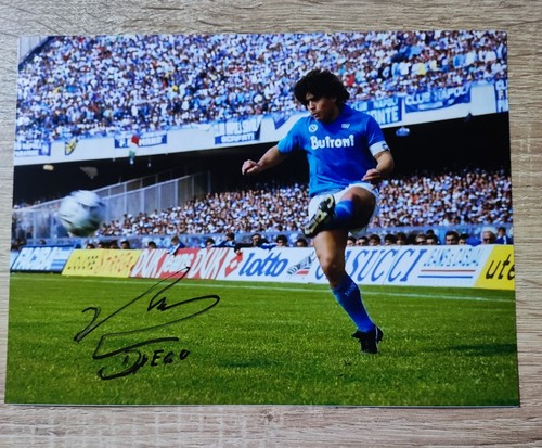 Autogramm von diego maradona - diego,