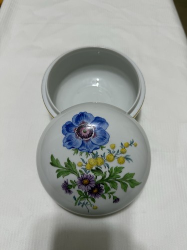 Meissen porzellan deckeldose - meissen,