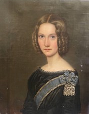 Ölbild 40/50 cm Mitte 19. Jahrhundert unsigniert