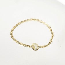 14K Gelbgold Rosenschliff