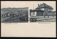 #1587 AK Wilhelmshütte Dautphetal Kr. Marburg-Biedenkopf Ansicht Bahnhof 1932