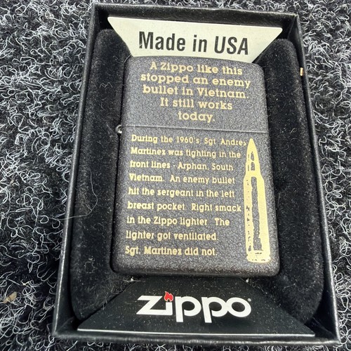 Original black crackle - crackle, zippo