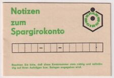 Sparkasse DDR 1970 Heftchen