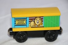 Thomas und seine Freunde Lion Car mit Sound 2003 Holz Holzlok Holzeisenbahn #783