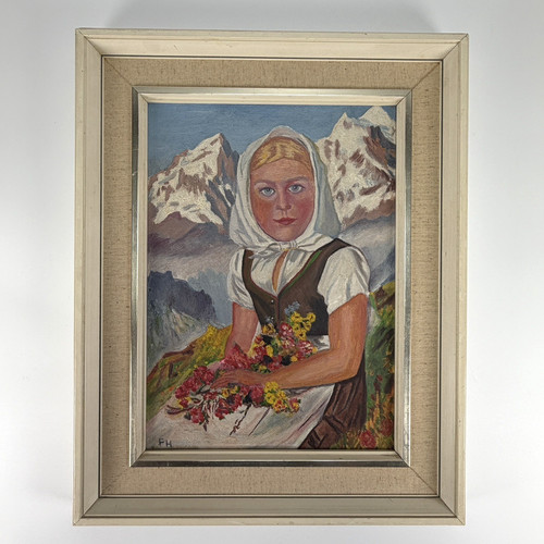 ölgemälde porträt mädchen - Ölgemälde,