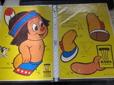 KABA der Plantagentrank-Werbung Bastelbogen Hampelmann Klein Adlerauge