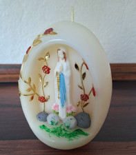 Ovale Kerze 11 cm, Jungfrau