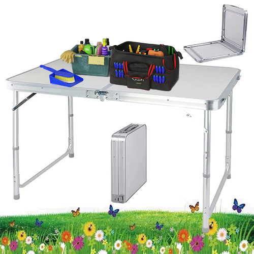 Klappbarer picknicktisch - klappbarer,