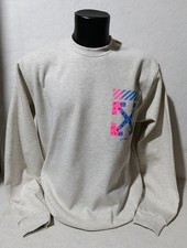 Off-White Sweatshirt eisfarben