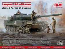 ICM 35013 Leopard 2A6 of the Armed Forces of Ukraine with crew in 1:35 Bausatz