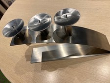Kerzenständer Edelstahl für 3 Kerzen, NEU, nie genutzt