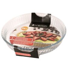 Ambition  Kuchenform Tarte Teig Backform Tarteform 26 cm Hartglas Rund