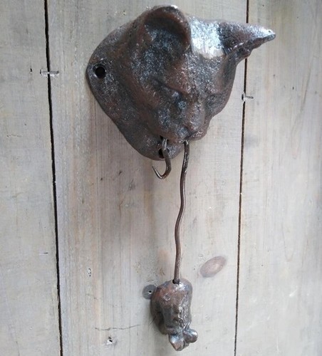 Türklopfer katze maus antik - tÜrklopfer,
