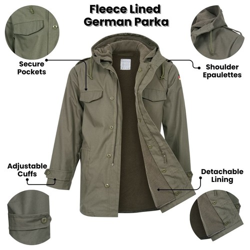 Bundeswehr parka militärstil - parka,