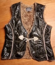 Carbone Weste Teddyfell