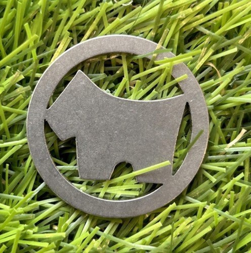 Steel laser cut - scotty, dog