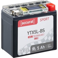 Motorradbatterie YTX5L-BS Gel