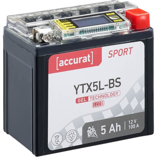 Motorradbatterie ytx5l gel - ytx5l-bs,