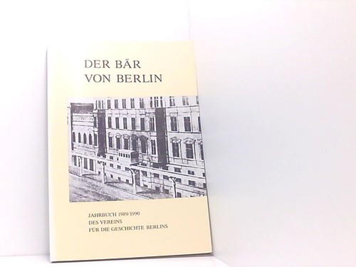 Der bär von berlin jahrbuch - von, berlin.