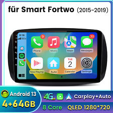 64G Für Mercedes Benz Smart Forfour Fortwo 453 Autoradio Android14 GPS Navi DAB+
