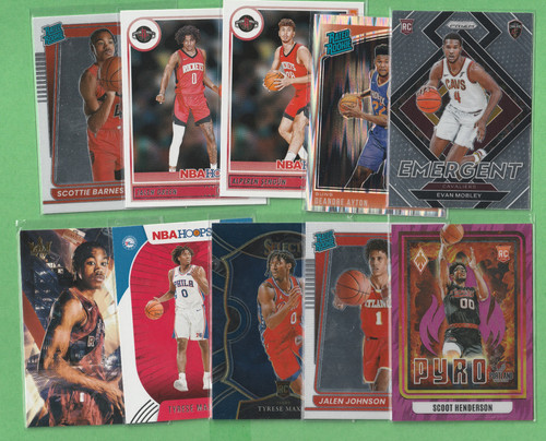 Nba lot rookie cards u - cards, u.a
