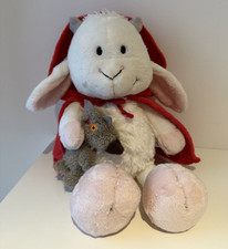 NICI Ziege Nici Zicklein Melly Rotkäppchen mit Wolf rotem Umhang ca. 35 cm