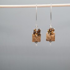 Turmalin & Jaspis Ohrringe