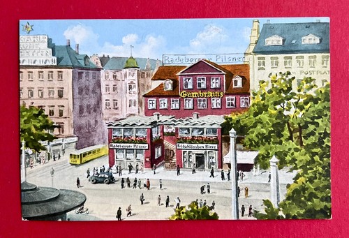 Dresden 1930 gambrinus - ak, um