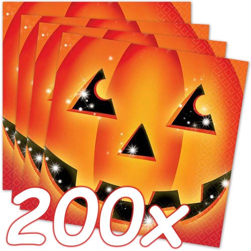 200 servietten halloween - 200,