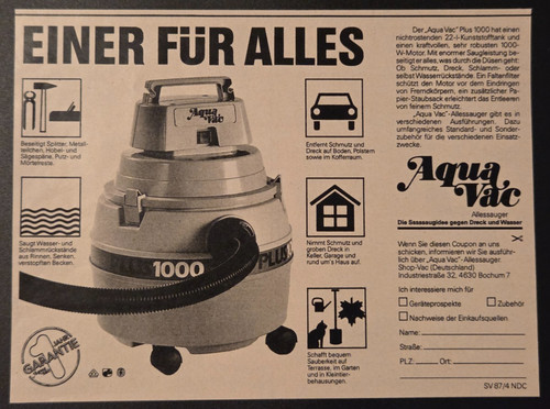 Aqua vac plus 1000 - aqua,