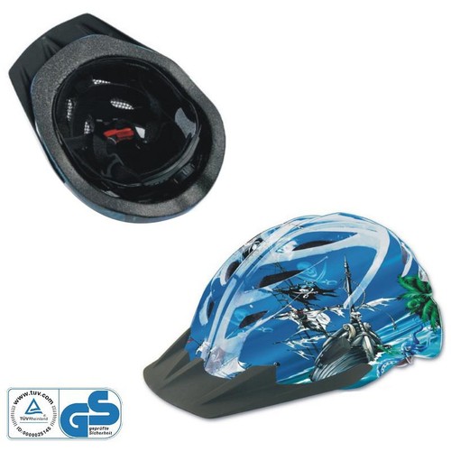 Piraten kinder fahrrad helm - piraten,