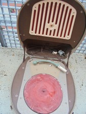 32231 Plattenspieler Koffer Hutschachtel Philips 2113 Funktioniert disc player