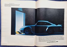 Porsche 959, originale Werbung