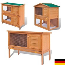 1/3/4 Tür Holz Kaninchenstall