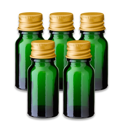 Grüne glasflasche ml - 5x, 10