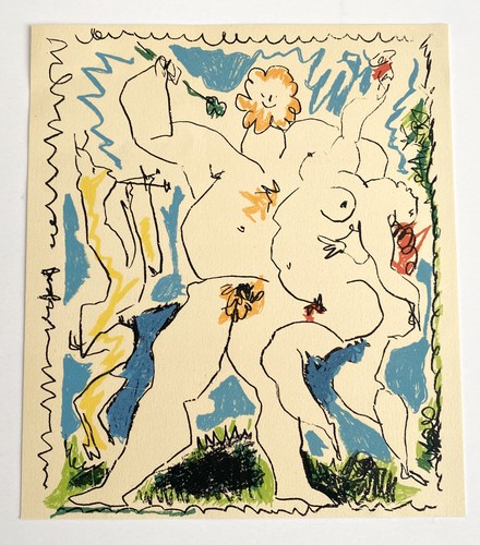 Pablo picasso bacchanale - pablo, picasso,